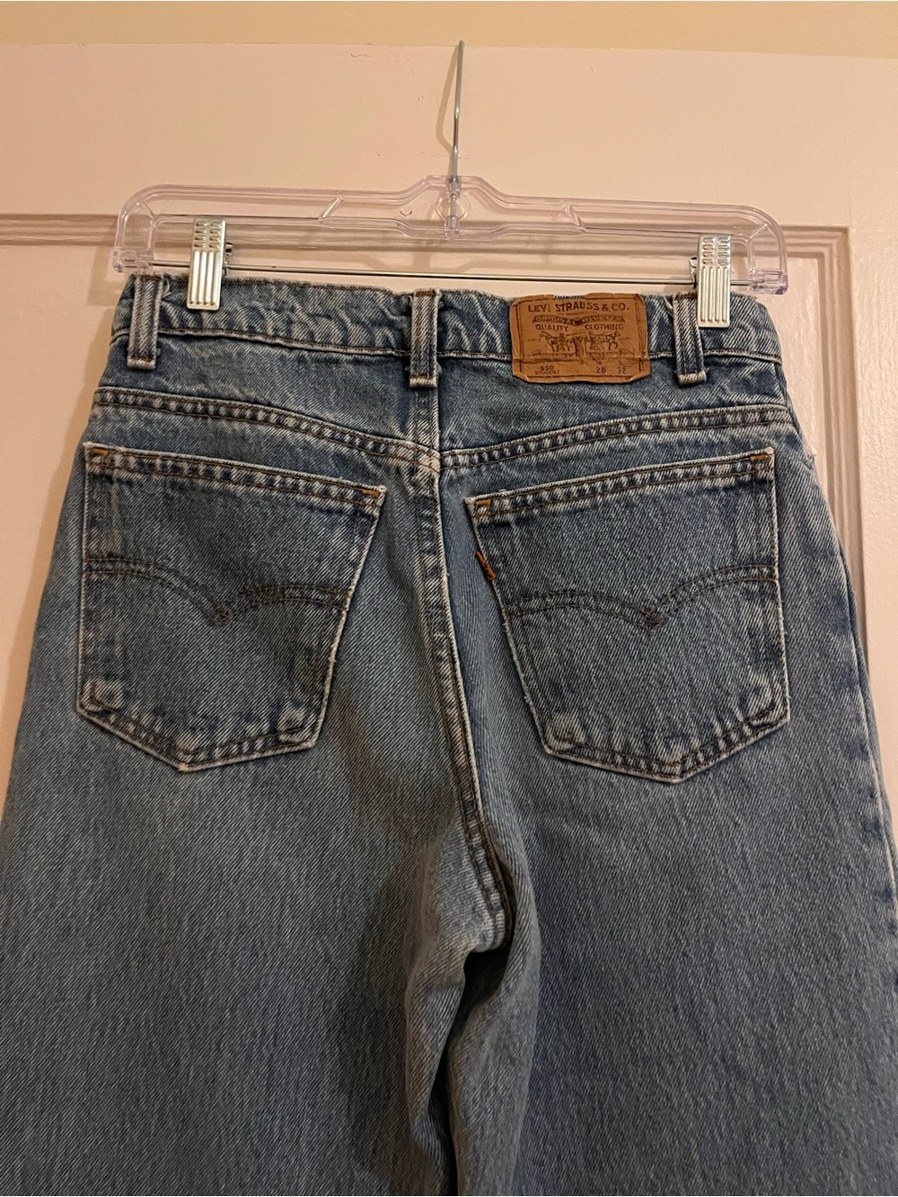 Vintage Levi's 517 Orange Tab Straight Leg Denim Jeans